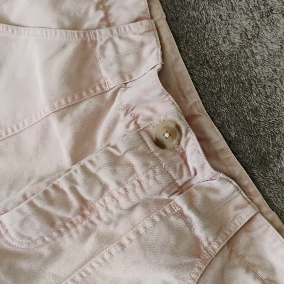 Free People Long Game Chinos Pale Pink - Picture 2 of 9